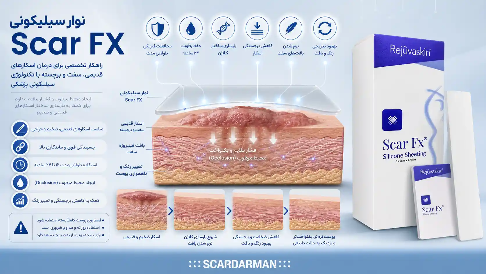 نوار سیلیکونی Scar FX 